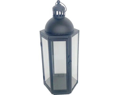 Dekorative Windlicht Laterne aus Glas und Metall