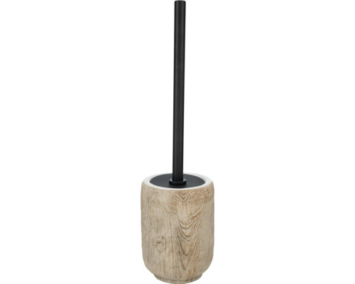 WC-Bürste Wenko Florio beige matt 26112100 WC-Garnitur aus Holz mit WC-Bürste