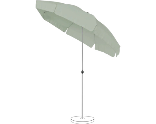 Parasol de jardin avec support