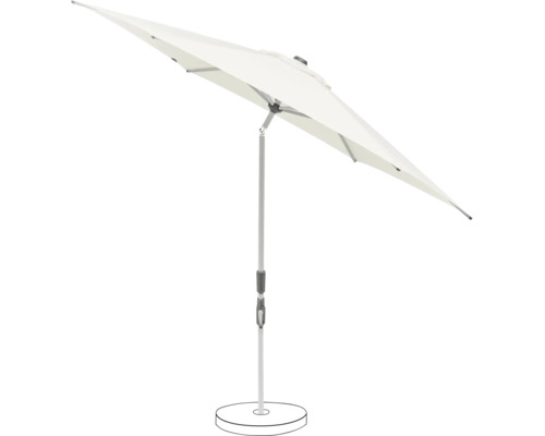 Parasol carré avec support