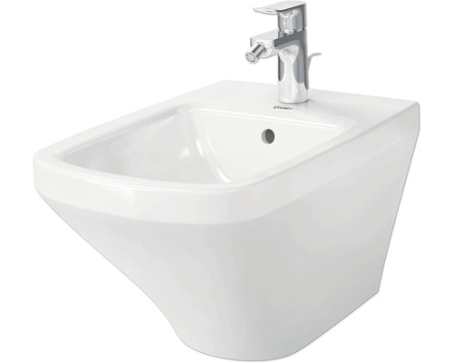 Bidet DURAVIT DuraStyle suspendu blanc brillant avec revêtement 22871500001 Bidet en céramique à montage mural avec robinet
