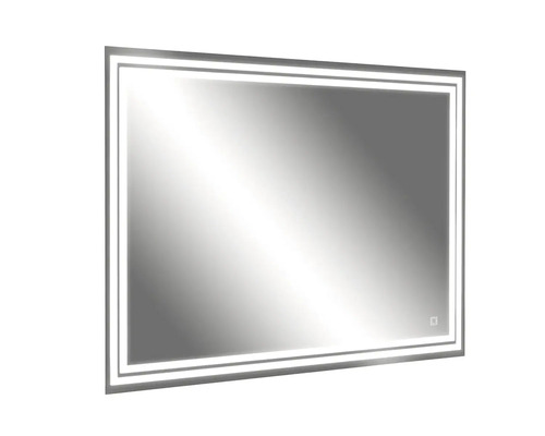 Rechteckiger Spiegel mit LED Beleuchtung für das Badezimmer