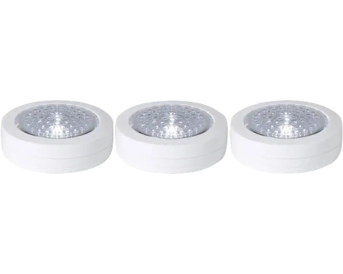 Veilleuse LED ronde 0,225 W 3 pièces blanc