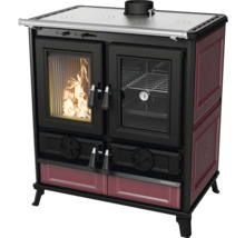 Holzherd mit Backofen und Kochfeld