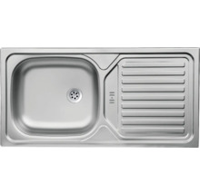 Évier en acier inoxydable avec égouttoir