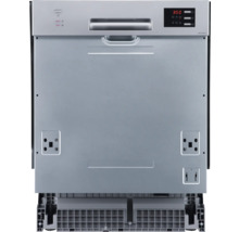 Lave-vaisselle avec commandes et affichage numérique.