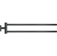 Schwenkbarer Handtuchhalter mit zwei Stangen für das Badezimmer