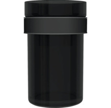 Dunkel gefärbter, leerer Behälter