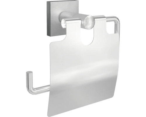 Porte-papier toilette en métal avec couvercle