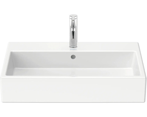 Vasque à poser rectangulaire en céramique sanitaire avec robinet