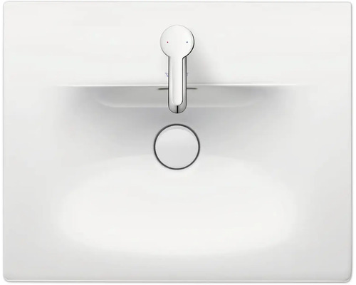 Waschbecken mit Armatur von oben