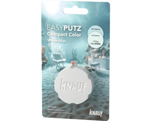 Easyputz Compact Color Wasserblau, pigment de couleur hautement concentré pour l''intérieur