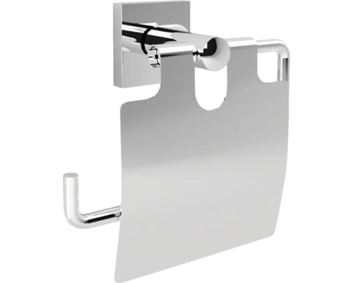 Porte-papier toilette en métal avec couvercle