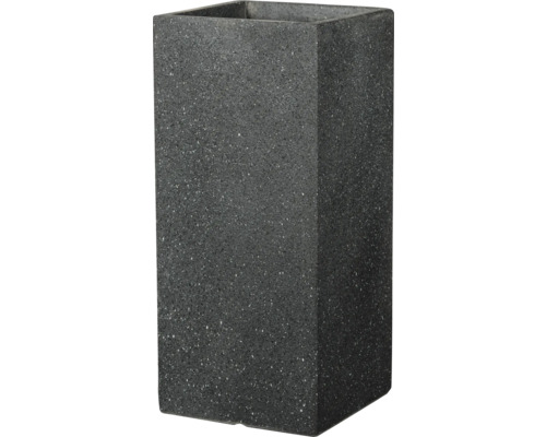 Pflanzvase Cleveland 27x27x61 cm schwarz