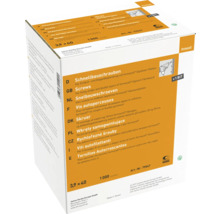 Schrauben der Größe 3,9 x 40 Millimeter in einer Verpackung mit 1000 Stück