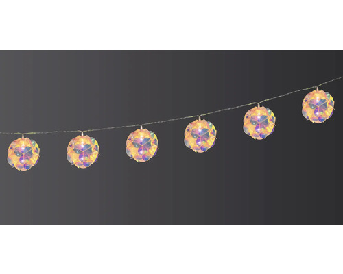 Guirlande lumineuse LED Lafiora Boules 165 cm