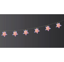 Guirlande lumineuse avec lampes en forme d''étoile pour l''intérieur