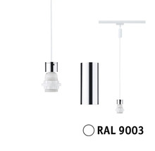Suspension avec douille de lampe et baldaquin