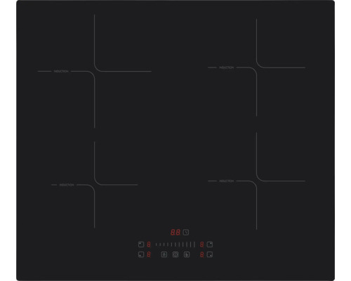 PKM IN4-SA Induktionskochfeld Rahmenlos BxT 59x52 cm 4 Kochzonen autark