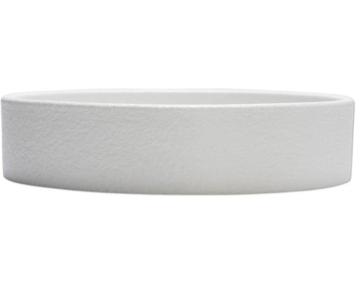 Soucoupe de pot de fleurs blanche en céramique