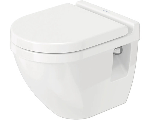 WC suspendu avec couvercle