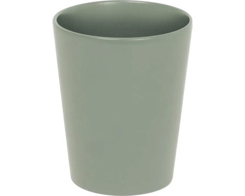 Cache-pot Alma Orchidée Ø 13.5 H 16 cm olive