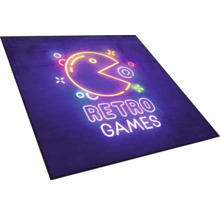 Fussmatte mit Retro-Spiele-Motiv
