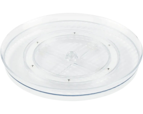 Plateau tournant Rotho Organisateur de cuisine Ø 27.5 cm transparent