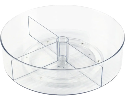 Plateau tournant Rotho Organisateur de cuisine Ø 28.3 cm transparent