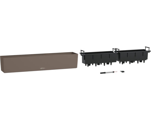 Jardinière Balconera Lechuza avec système d''irrigation et réservoir de terre