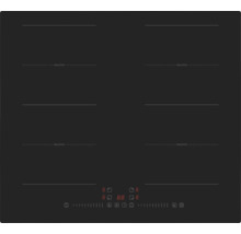 Plaque de cuisson à induction avec quatre zones de cuisson