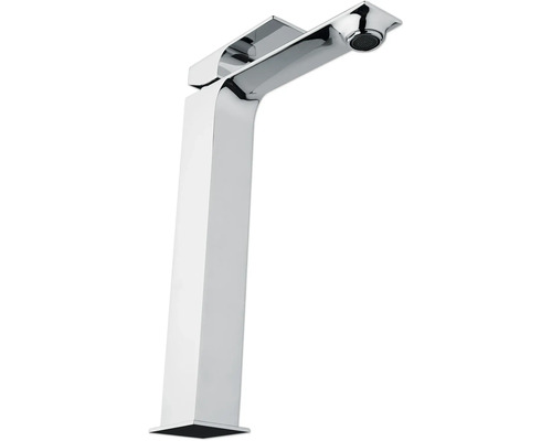 Hoher Waschtischmischer aus Metall