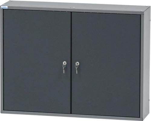 Küpper Hängeschrank 800 x 600 x 200 mm 4 Einlegeböden 2 Türen grau