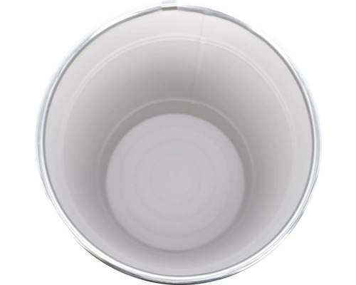 Eimer aus Metall, Draufsicht