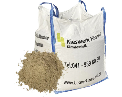 Sable de mortier pour maçons Big Bag 0-2 mm 675 kg = 0,5 m3 Big Bag avec sable pour travaux de construction