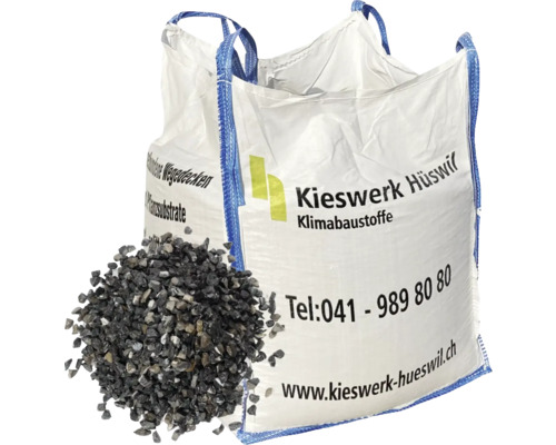 Big Bag gravier bris de roche 8-11 mm lavé 725 kg = 0,5 m3 Big Bag avec Kieswerk Hüswil Klimabaustoffe