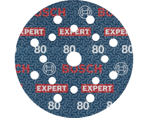 Bosch Schleifblatt für Exzenterschleifer 125 mm Korn 80 Gelocht 50 Stück Bosch Schleifblatt für Exzenterschleifer 125 mm Korn 80 Gelocht 50 Stück