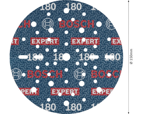 Bosch Expert Schleifscheibe mit 150 Millimeter Durchmesser und Körnung 180
