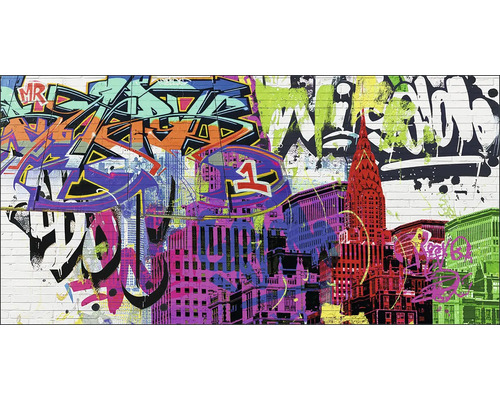 Leinwandbild Graffiti New York 100x50 cm