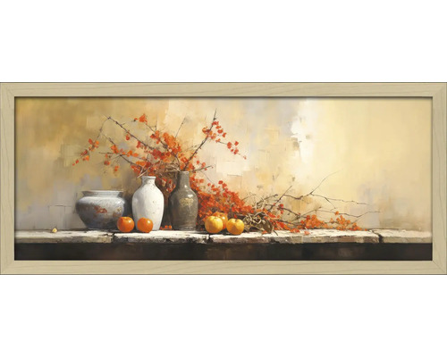 Gerahmtes Bild Still Life On The Wall II 130x60 cm