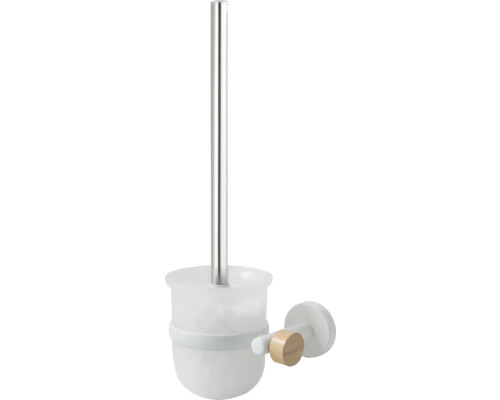 Ensemble brosse WC MSV IANA blanc mat 142787