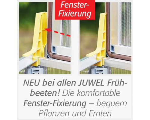 JUWEL Fensterfixierung für Frühbeete