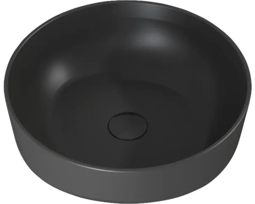 Lavabo à poser Jungborn 41.5x13.5x41.5 cm anthracite mat