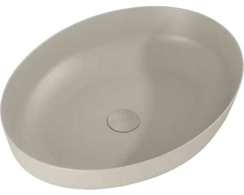 Lavabo à poser Jungborn 52x13x39.5 cm fume mat