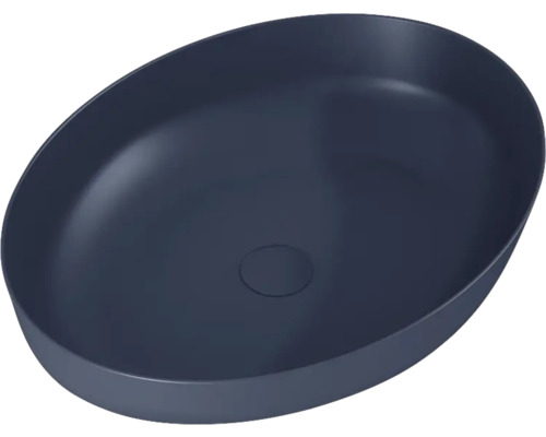 Lavabo à poser Jungborn 52x13x39.5 cm bleu marine mat