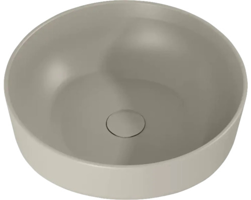 Lavabo à poser Jungborn 41.5x13.5x41.5 cm fume mat