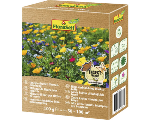 FloraSelf Mélange de fleurs pour insectes, emballage