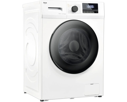 Lave-linge PKM avec une capacité de 10 kg pour le lavage et 7 kg pour le séchage.