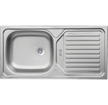 Évier en acier inoxydable avec égouttoir