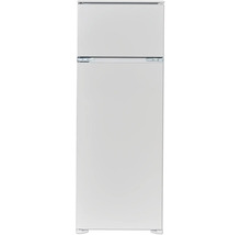 Réfrigérateur blanc avec compartiment congélateur supérieur